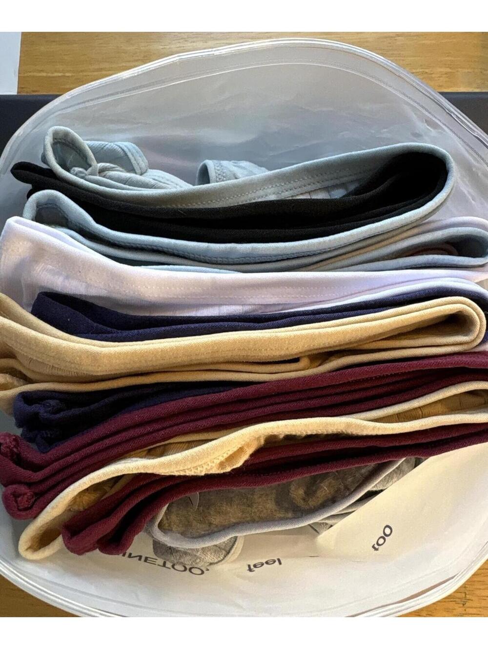 NWT Pack of 14 FineToo Cotton Thongs - Large - Picture 4 of 5